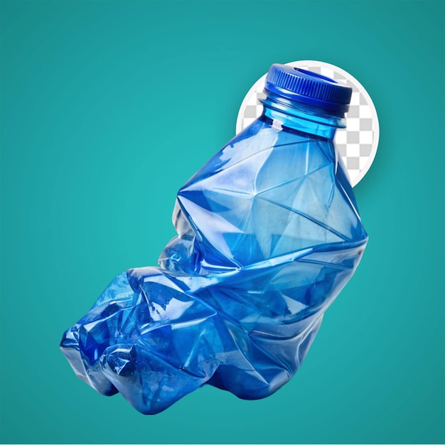 PSD top view on plastic bottles