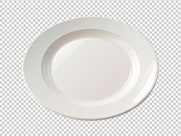 PSD top view of round gray plate mockup