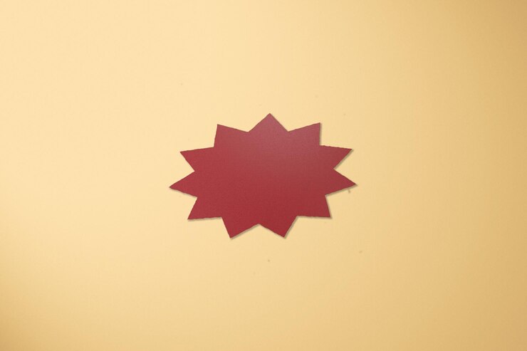 PSD top view sticker mockup