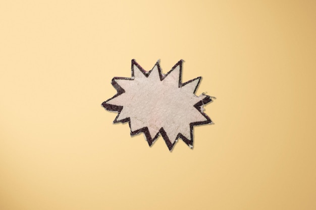 top view sticker mockup