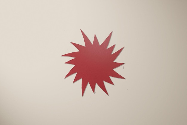top view sticker mockup