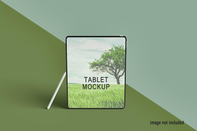 Prototipi di tablet con vista dall'alto premium