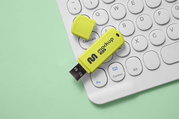 Usb モックアップ デザインの平面図