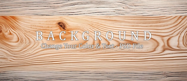 PSD top view of wood or plywood for backdrop light wooden table with nature pattern and color