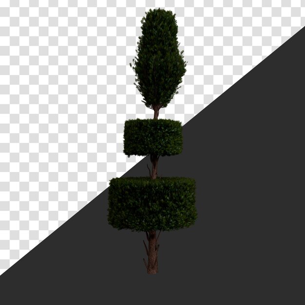 PSD topiary