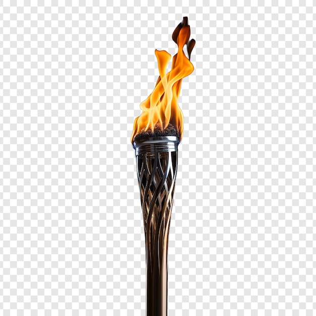 PSD torch isolated on transparent background