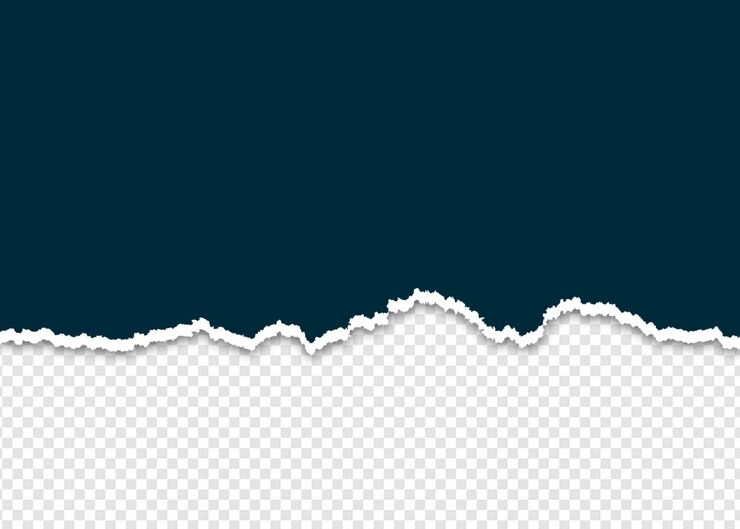 PSD torn paper background with transparent effect