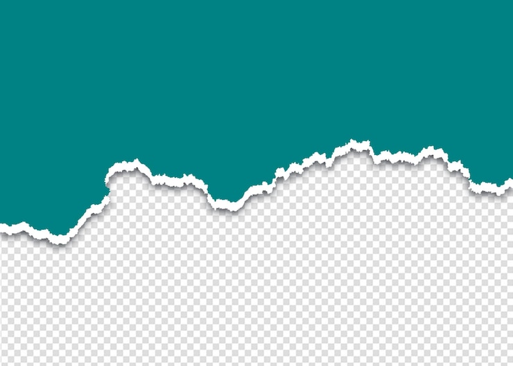 PSD torn teal paper texture