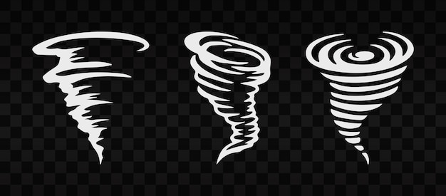 tornado design on transparent background
