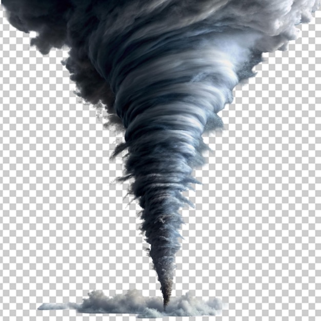 PSD sfondo trasparente tornado