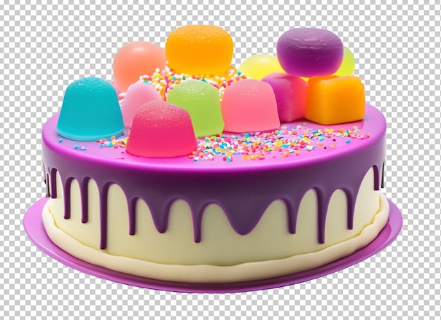 Tort Urodzinowy Ozdobiony Galaretką