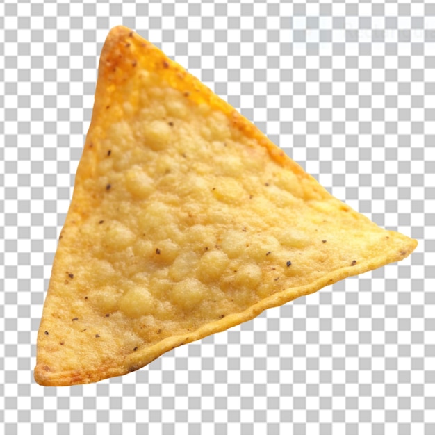 tortilla chip on transparent background