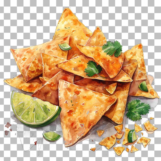 PSD tortilla chips a tema messicano