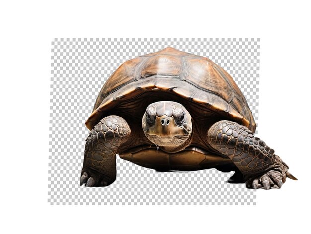 PSD a tortoise on white background