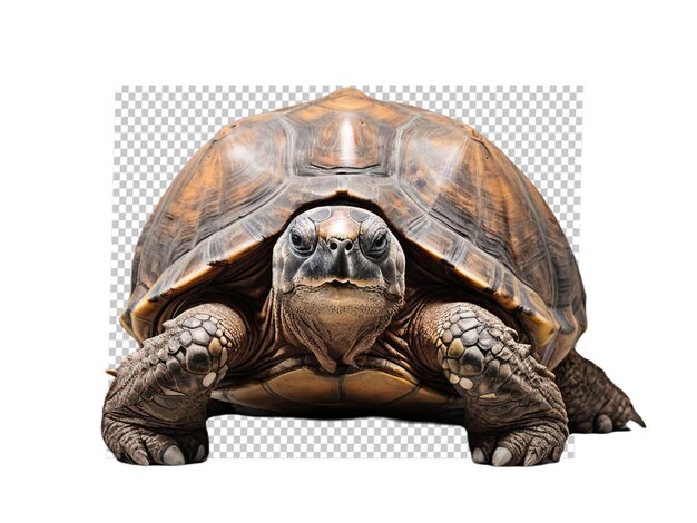 PSD a tortoise on white background