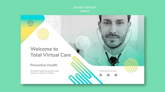 Total Virtual Care 배너 템플릿