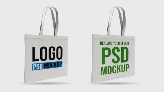 Tote bag 3d-rendering mockup design