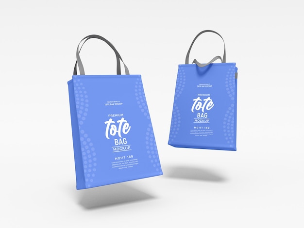 Tote bag branding mockup