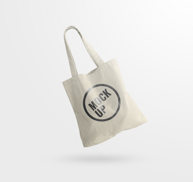 PSD mockup di design tote bag