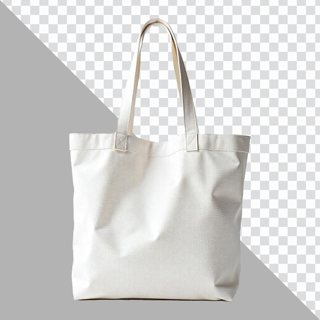 Tote bag isolated on transparent background