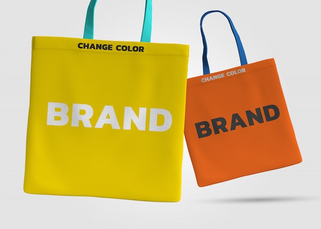 Tote Bag Mockup 3D Rendering  Design