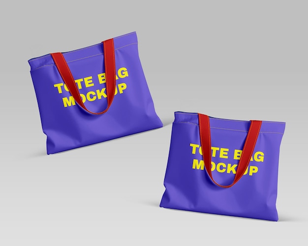 PSD modello di borsa tote design psd