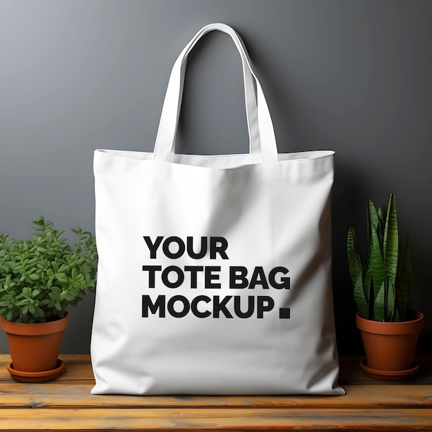 Tote bag mockup design