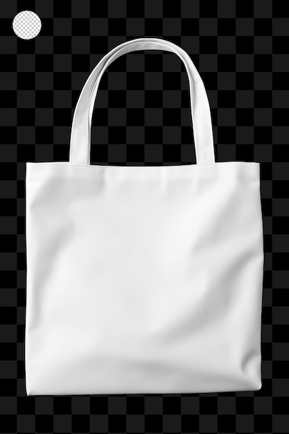 PSD tote bag mockup isolated on transparent background png