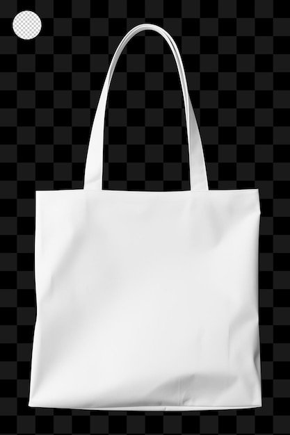 Tote bag mockup isolated on transparent background PNG