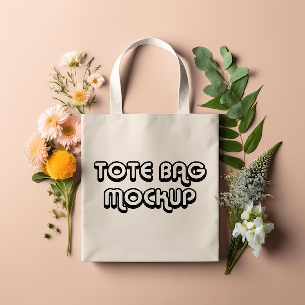 PSD tote bag mockup