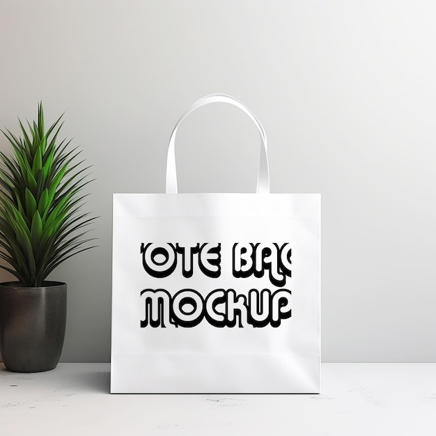 PSD tote bag mockup