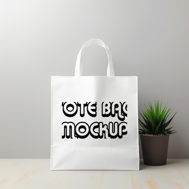 PSD tote bag mockup