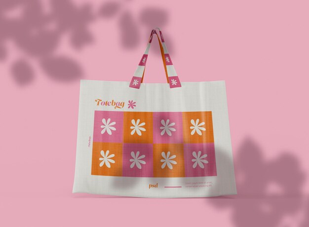 PSD tote bag mockup