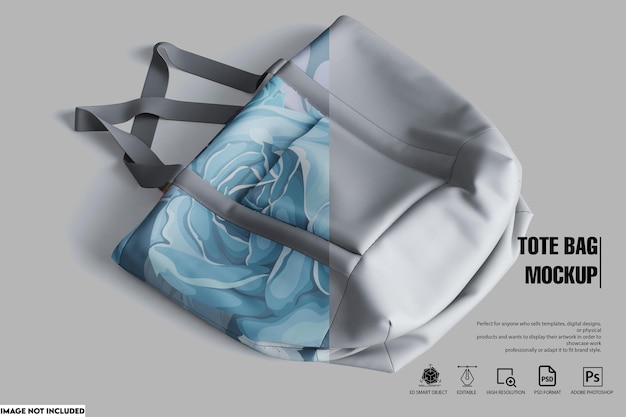 PSD tote bag mockup