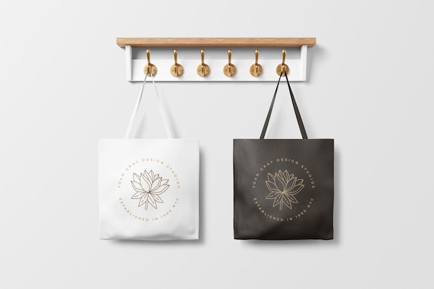 PSD mockup di tote bag