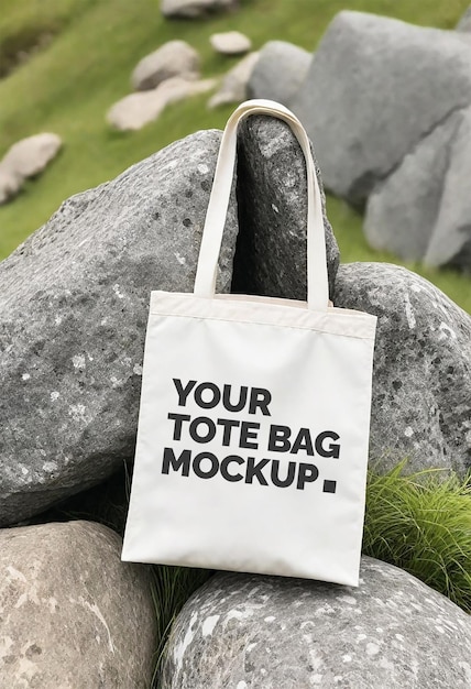 PSD tote bag mockup