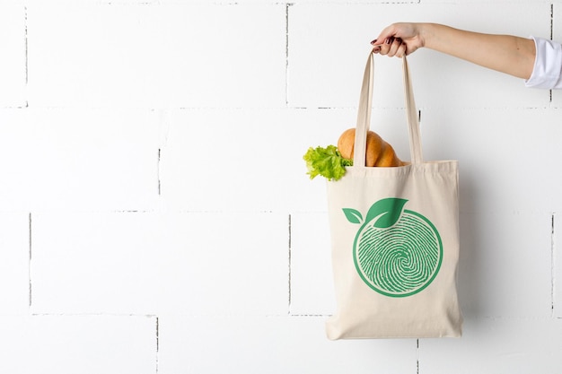 PSD mockup di tote bag