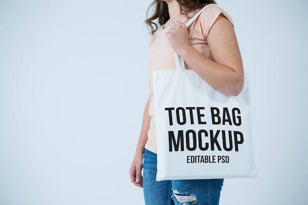 Tote bag photoshop mockup