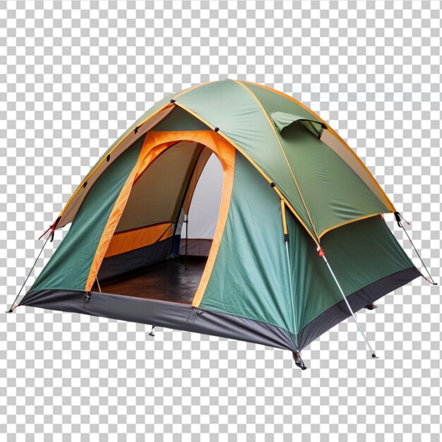 Tourist tent on transparent background