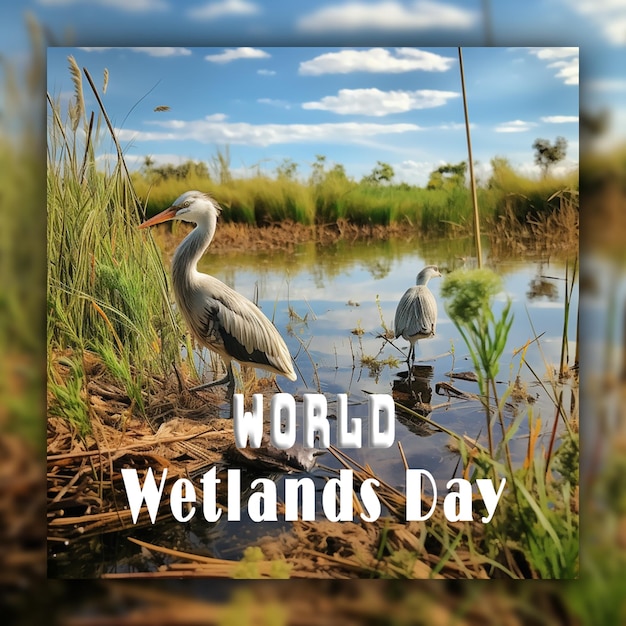 PSD towarzystwo światowego dnia wetlands