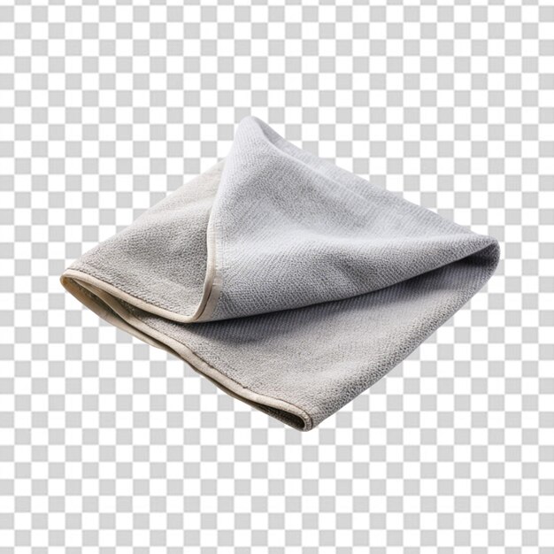 PSD towel isolated on transparent background