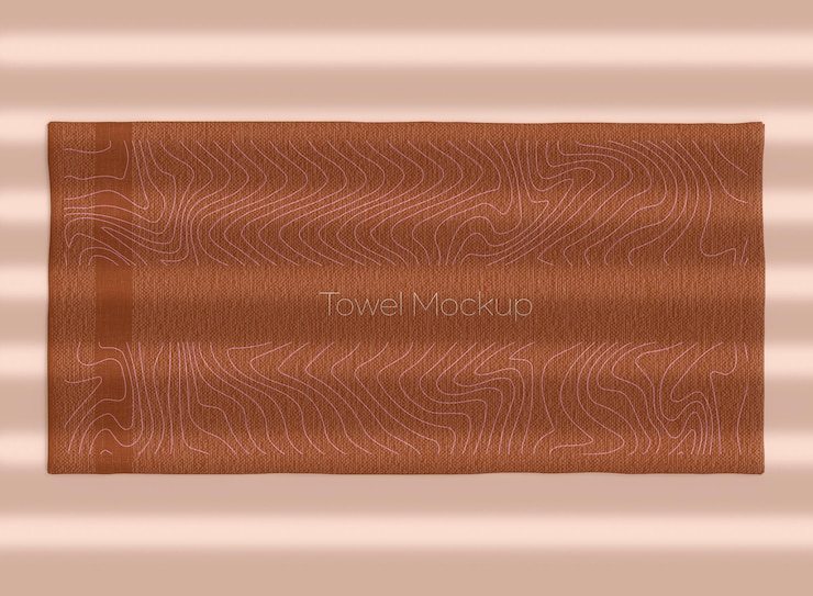 PSD towel mockup