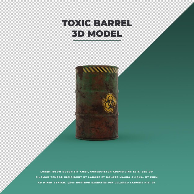 Toxic barrels model