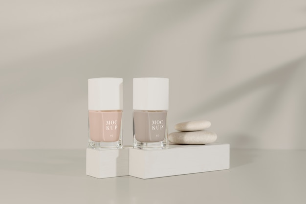 PSD toxic free nail polish mockup