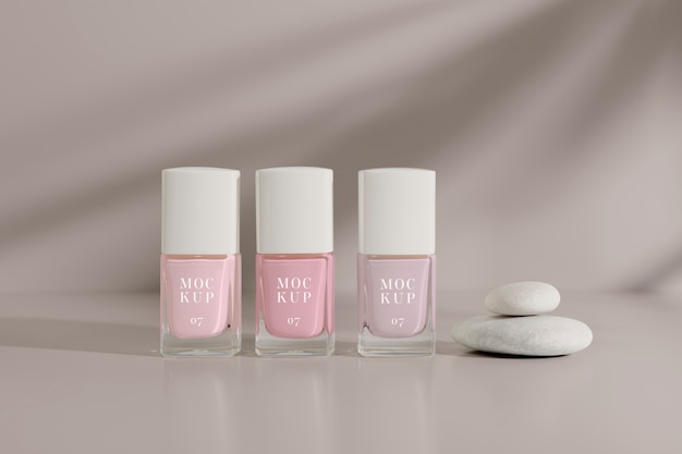 PSD toxic free nail polish mockup