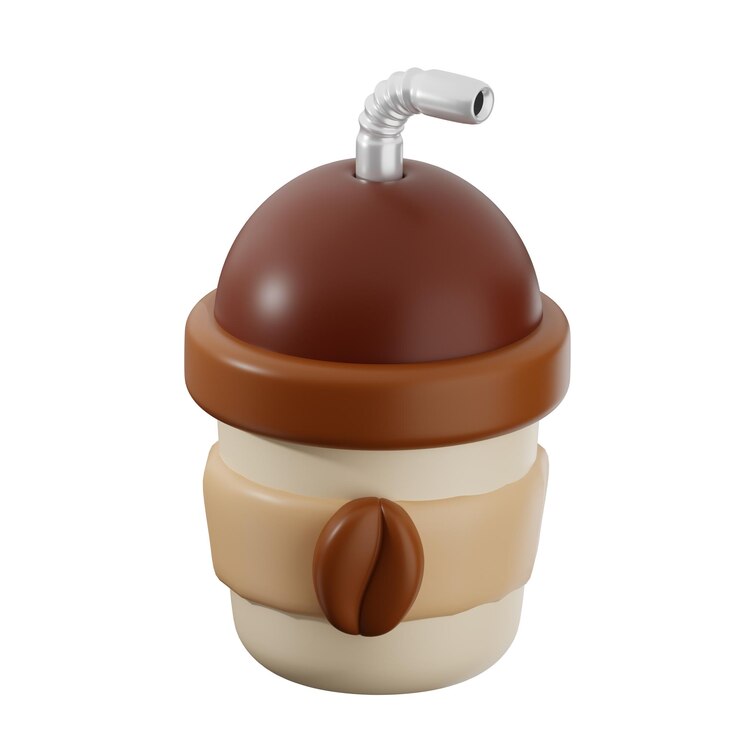 PSD toy coffee cup with dome lid