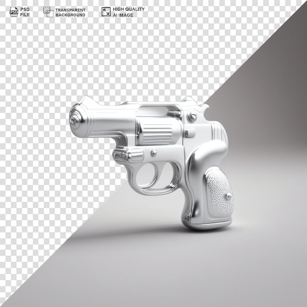 PSD pistola giocattolo isolata su sfondo trasparente png
