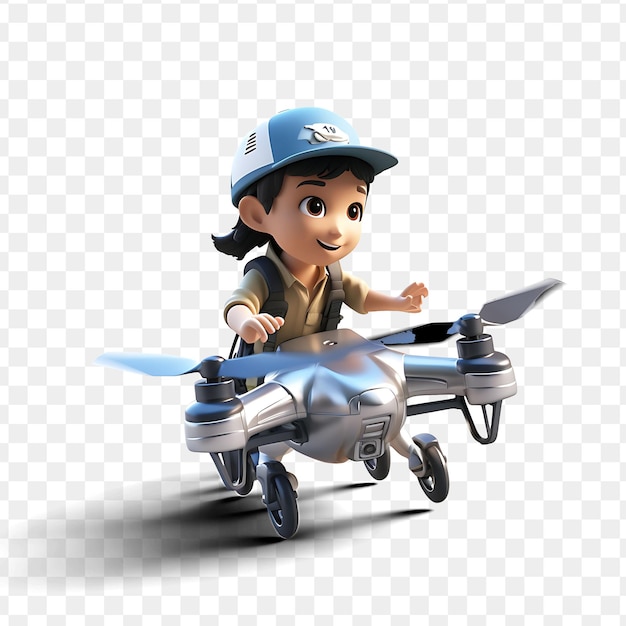 PSD a toy plane with a blue cap and a blue cap with the word  go  on it