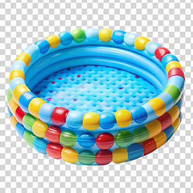 Toy swimming pool isolated on transparent background