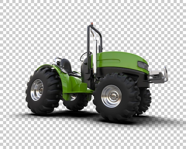 tractor isolated on background 3d rendering illustration
